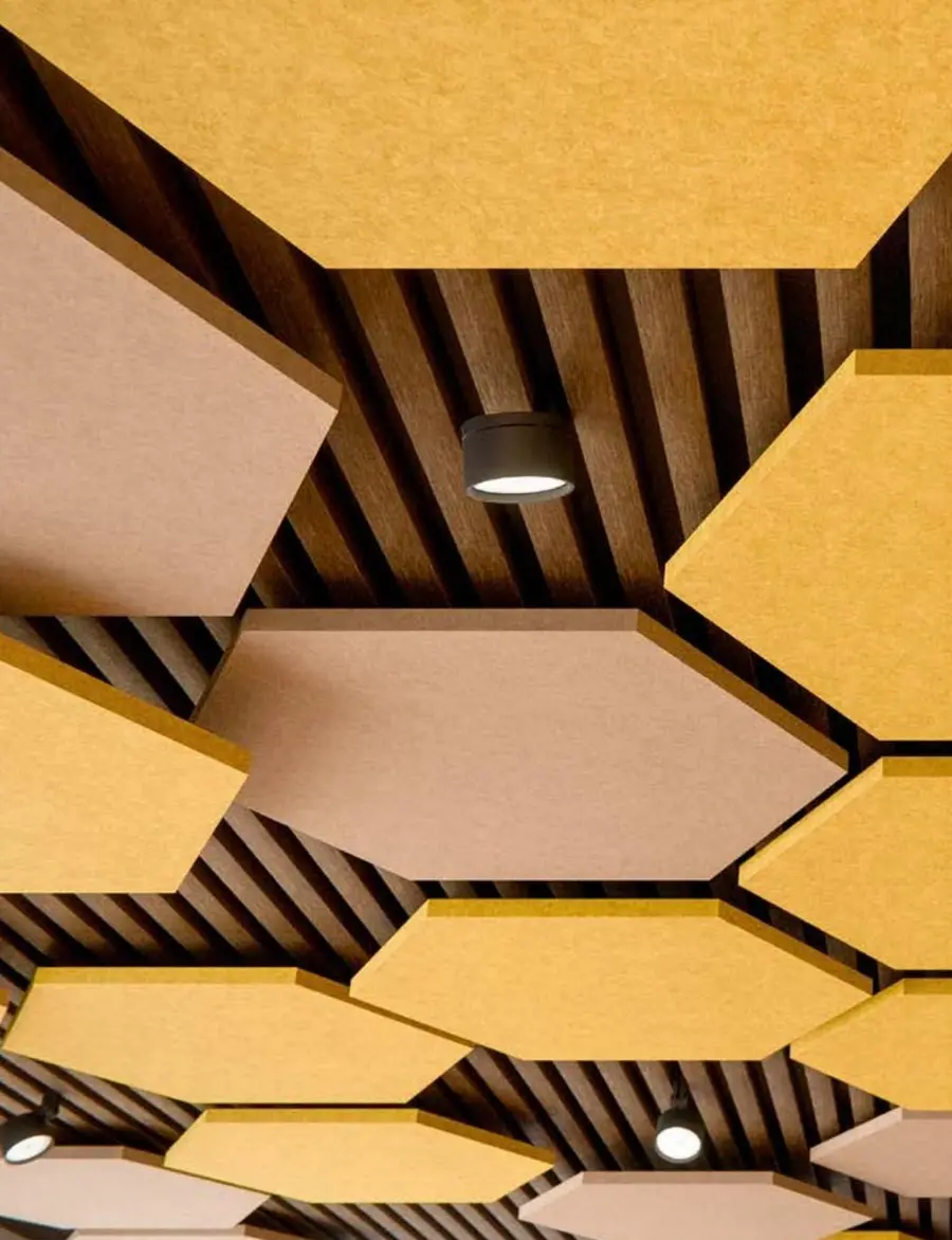 Islas hexagonales de PET