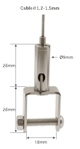 Pinza U 18 mm